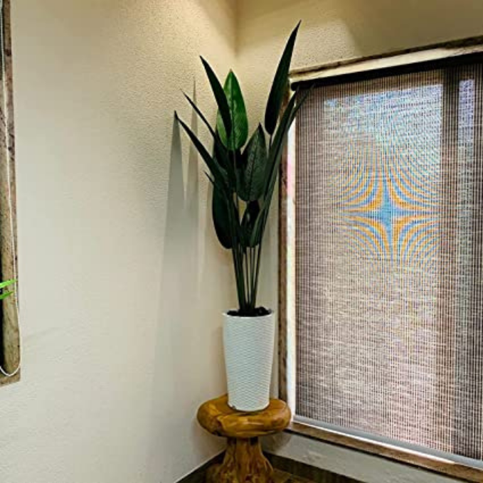 Garden Gyani 180cm Artificial Bird of Paradise Plant with Pot – Tall Faux Tropical Indoor Tree for Home, Office & Hotel Décor
