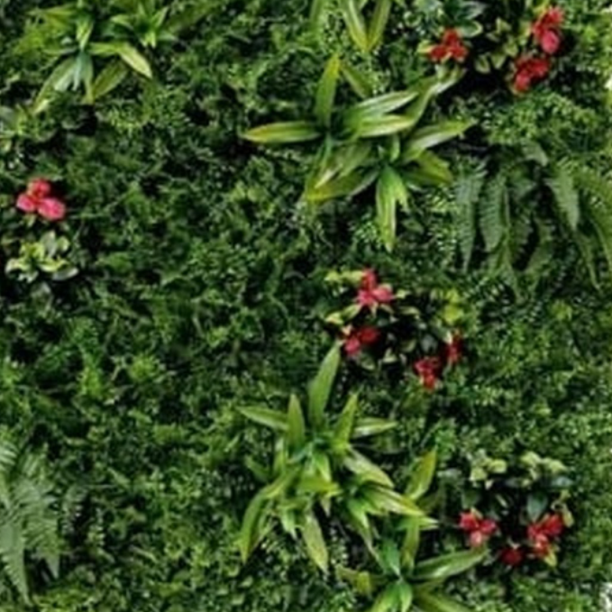 Garden Gyani 100x100cm Artificial Greenery Wall Panel – Lush Faux Vertical Garden Mat for Wall, Balcony, Fence & Home Décor