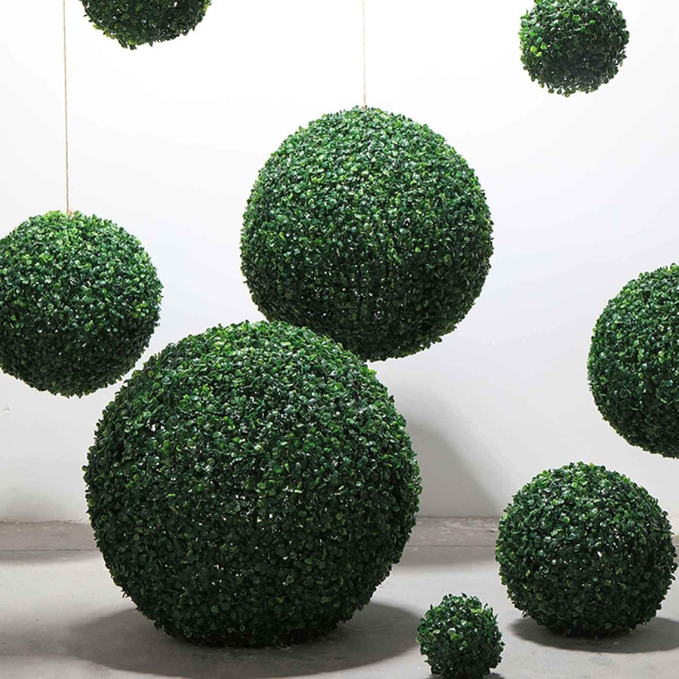 Garden Gyani Artificial Grass Hanging Topiary Ball – 38×38 CM | UV Resistant Decorative Green Ball for Garden, Patio & Indoor Décor