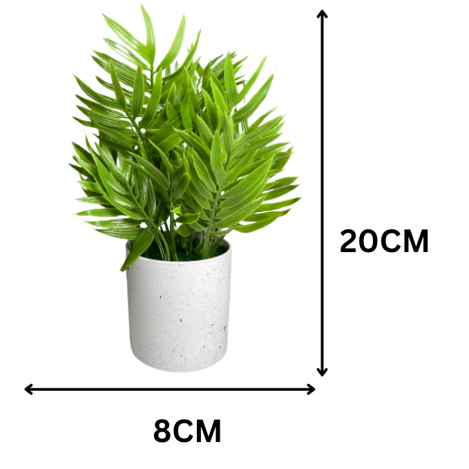 Garden Gyani Artificial Rubber Plant – Small Faux Potted Plant for Tabletop, Home, Bathroom & Office Décor | Indoor Decorative Greenery