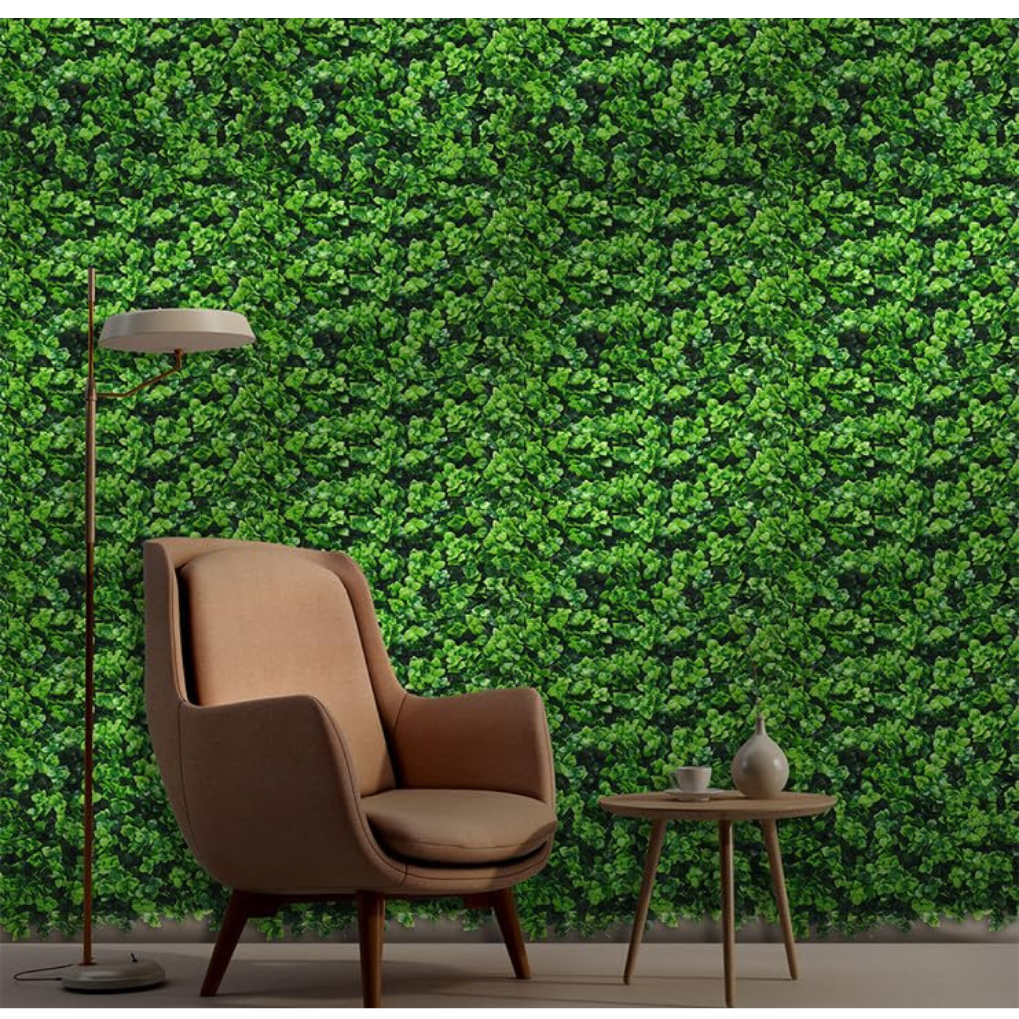 Garden Gyani Artificial Vertical Garden Panel 50×50 cm | Classic Green Boxwood Wall Decor | UV Protected Indoor Outdoor Panel