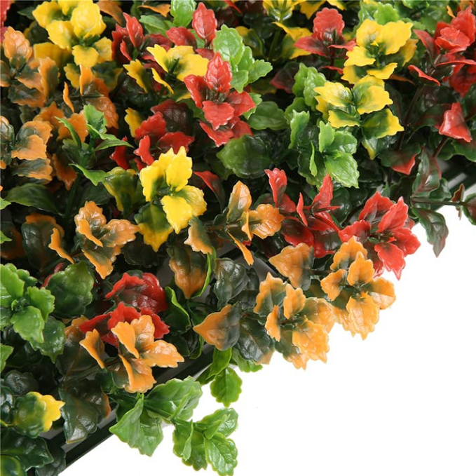 Garden Gyani 50x50 cm Artificial Greenery Wall Panel – Lush Faux Vertical Garden Mat for Wall, Balcony & Home Décor