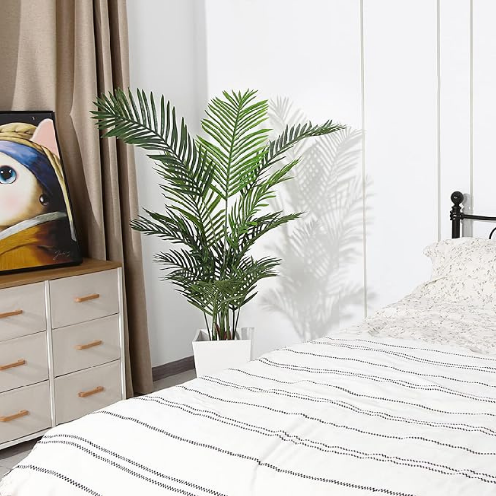 Artificial Areca Palm Plant 140cm – Large Tropical Indoor Decorative Plant with Pot
