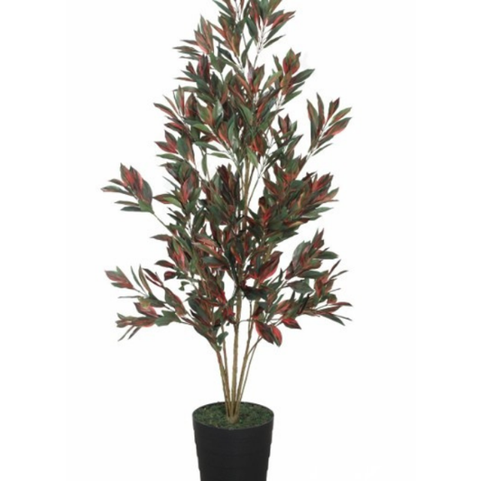 Garden Gyani Dracaena Red – 150 cm Tall Artificial Plant | Lifelike Faux Indoor & Outdoor Décor Without Pot