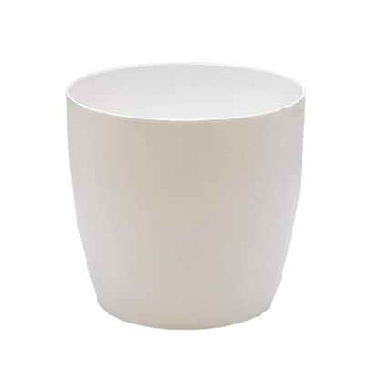 Garden Gyani Flower Pots - 4.4 Inch Plastic Flower Pots | Modern Decorative Indoor Outdoor Planters/Pots - Plant Not Included - Pack of 3