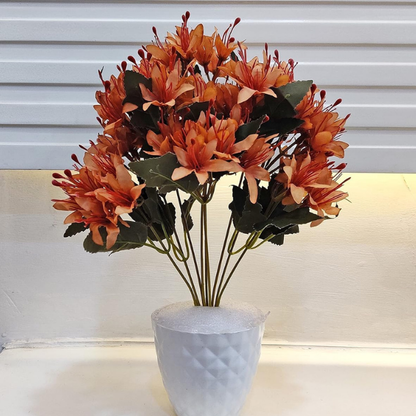 Garden Gyani Artificial Lily Flowers – 40 cm Faux Floral Bunch for Tabletop, Home & Office Décor | Gifting & DIY Decoration | Pot Not Included
