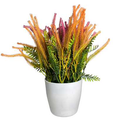 Garden Gyani Artificial Rubber Plant – Small Faux Potted Plant for Tabletop, Home, Bathroom & Office Décor | Indoor Decorative Greenery