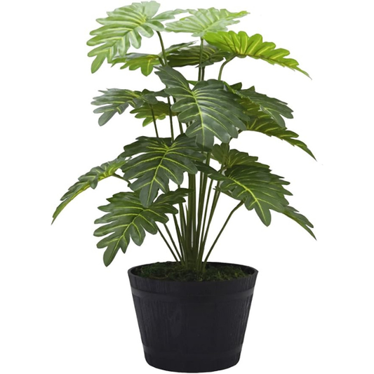 Garden Gyani Xanadu 18 Leaves – 65 cm Tall Artificial Plant | Lifelike Faux Indoor & Outdoor Décor Without Pot
