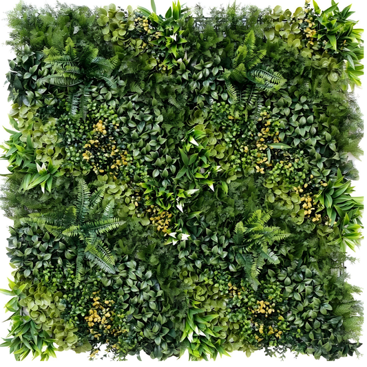 Garden Gyani Artificial Vertical Garden Panel 100×100 cm | Ultra Dense Mixed Foliage | Premium Jungle Green Wall | UV Protected Indoor Outdoor