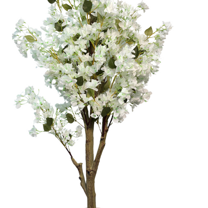Garden Gyani Artificial Bougainvillea Tree – 5.7 Feet Tall | Faux Flowering Tree with Pink Blooms for Home, Balcony & Office Décor | Indoor Outdoor UV Resistant Decorative Plant Without Pot