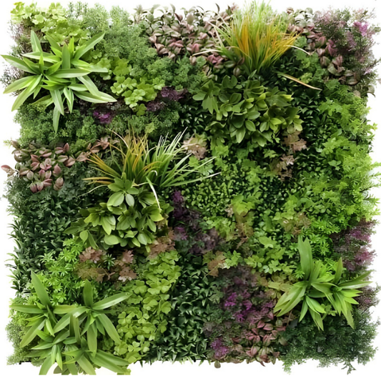 Garden Gyani 100x100cm Artificial Greenery Wall Panel – Lush Faux Vertical Garden Mat for Wall, Balcony, Fence & Home Décor