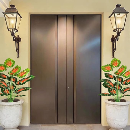 Garden Gyani Artificial Money Plant with Pot – 55 cm Tall Green Monstera Leaves | Faux Tropical Indoor Plant for Home & Office Décor