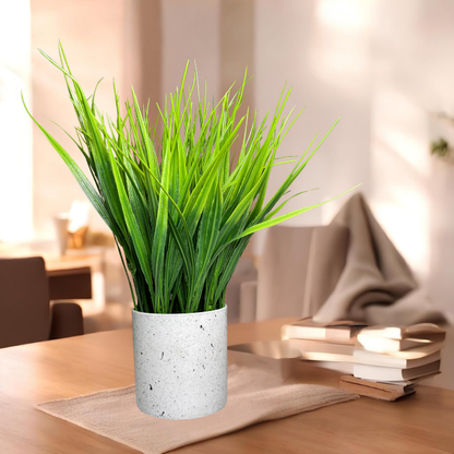 Garden Gyani Artificial Rubber Plant – Small Faux Potted Plant for Tabletop, Home, Bathroom & Office Décor | Indoor Decorative Greenery