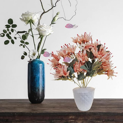 Garden Gyani Artificial Lily Flowers – 40 cm Faux Floral Stems for Table, Home & Office Décor | Realistic Craft Flowers for Gifting – Pot Not Included