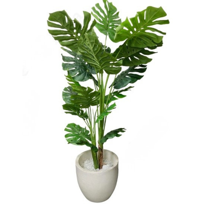 Garden Gyani Monstera X3 – 170 cm Tall Artificial Plant Without Pot | Lifelike Faux Tropical Greenery for Home & Office Décor