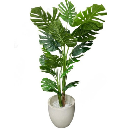 Garden Gyani Monstera X3 – 170 cm Tall Artificial Plant Without Pot | Lifelike Faux Tropical Greenery for Home & Office Décor