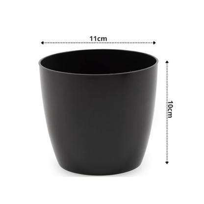 Garden Gyani Plastic Flower Pots – 4.4 Inch Modern Decorative Planters for Indoor & Outdoor Use | Lightweight & Durable | Plants Not Included