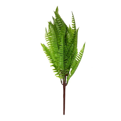 Garden Gyani Artificial Bush – Small Decorative Faux Green Plant for Tabletop, Home & Office | Without Pot | Pack of 1