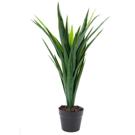 Garden Gyani Artificial Yucca Plant – 75 cm Tall Faux Green Plant for Indoor & Outdoor Décor | Lifelike Maintenance-Free Decorative Plant | Pot Not Included