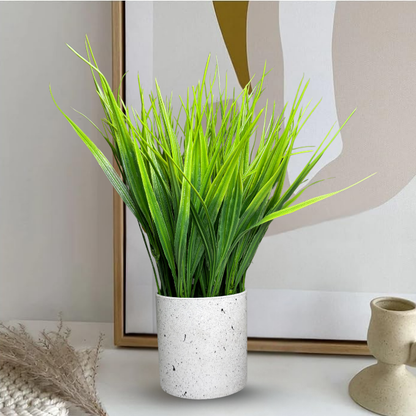 Garden Gyani Artificial Rubber Plant – Small Faux Potted Plant for Tabletop, Home, Bathroom & Office Décor | Indoor Decorative Greenery