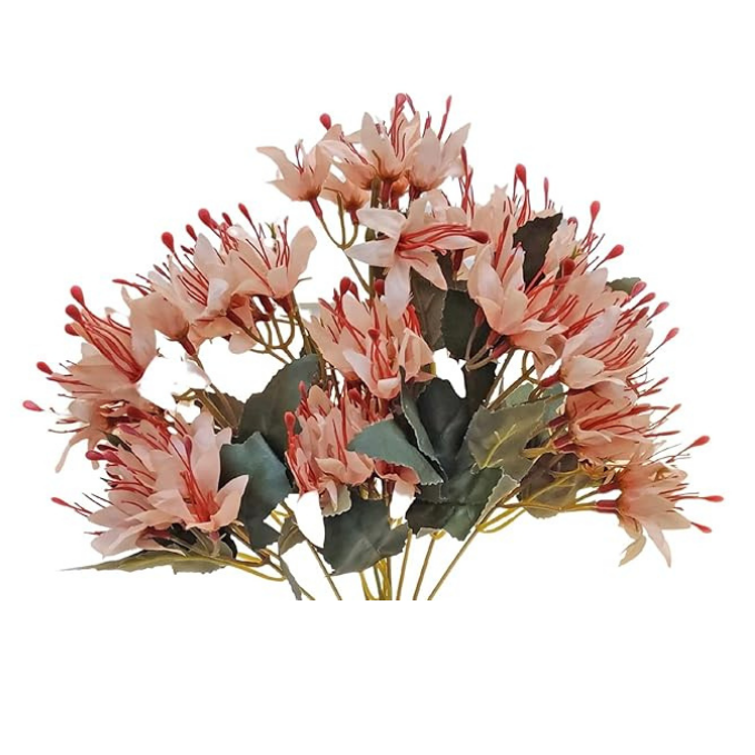 Garden Gyani Artificial Lily Flowers – 40 cm Faux Floral Stems for Table, Home & Office Décor | Realistic Craft Flowers for Gifting – Pot Not Included