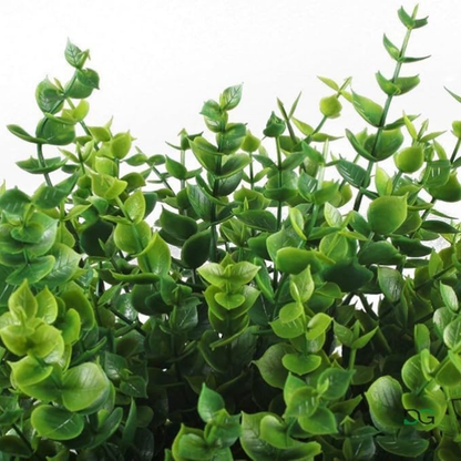 Garden Gyani Artificial Plants – Pack of 2 Faux Shrubs with Plastic Leaves for Indoor & Outdoor Decoration | Greenery Bushes for Home, Garden & Wedding Décor