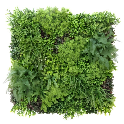 Garden Gyani 100x100cm Artificial Greenery Wall Panel – Lush Faux Vertical Garden Mat for Wall, Balcony, Fence & Indoor-Outdoor Décor