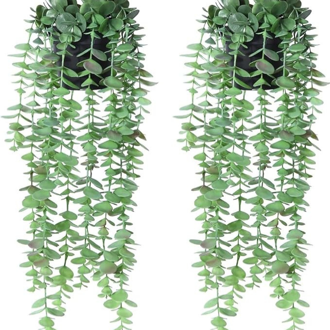 Garden Gyani Artificial Hanging Vines – Realistic Willow Leaf Faux Greenery Garland for Home, Office & Festive Décor