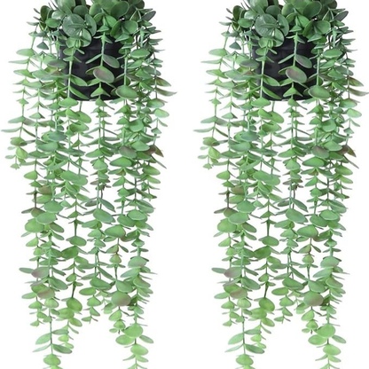 Garden Gyani Artificial Hanging Vines – Realistic Willow Leaf Faux Greenery Garland for Home, Office & Festive Décor