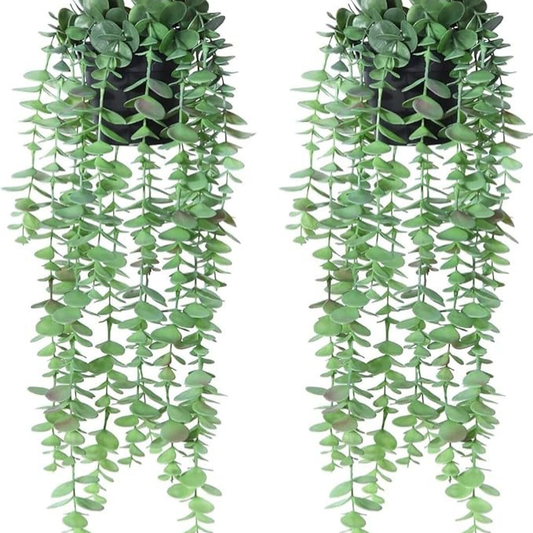 Garden Gyani Artificial Hanging Vines – Realistic Willow Leaf Faux Greenery Garland for Home, Office & Festive Décor