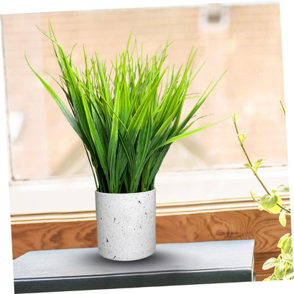 Garden Gyani Artificial Rubber Plant – Small Faux Potted Plant for Tabletop, Home, Bathroom & Office Décor | Indoor Decorative Greenery