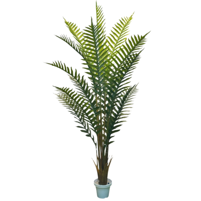 Garden Gyani Soga Leaf X4 – 190 cm Tall Artificial Plant Without Pot | Lifelike Faux Tropical Greenery for Home & Office Décor