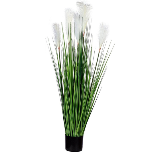 Garden Gyani 85cm Artificial Fountain Grass with Pot – Lifelike Faux Decorative Plant for Home, Office & Tabletop Décor