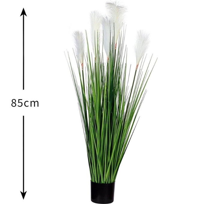 Garden Gyani 85cm Artificial Fountain Grass with Pot – Lifelike Faux Decorative Plant for Home, Office & Tabletop Décor