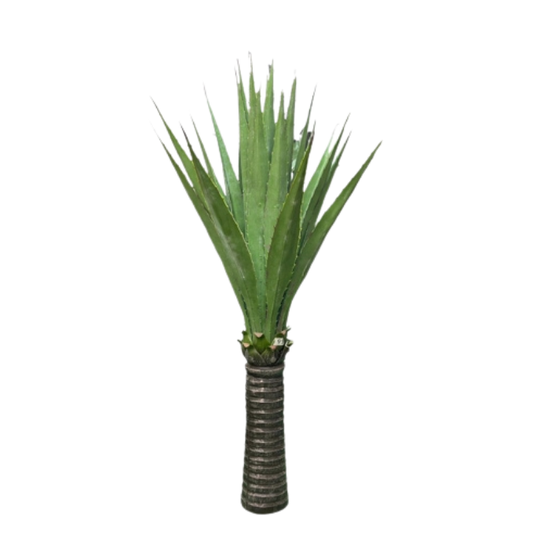 Garden Gyani Aloe Vera 29 Leaves – 150 cm Tall Artificial Plant Without Pot | Lifelike Faux Indoor & Outdoor Greenery