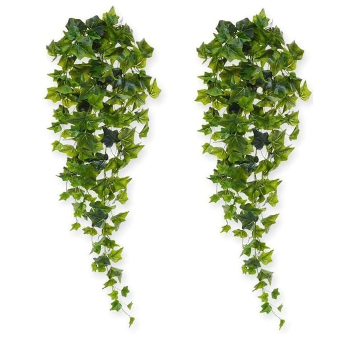 Artificial Ivy Hanging Creeper Vine – Decorative Faux Trailing Ivy Plant (Pot Not Included)