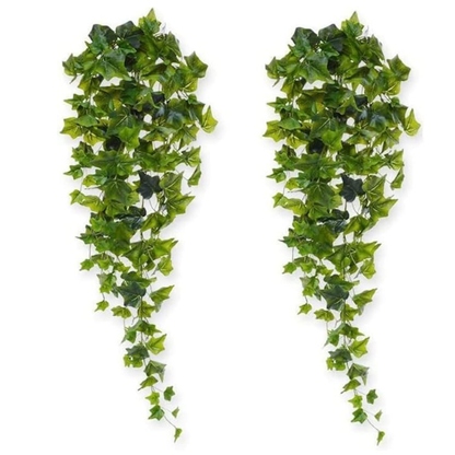 Artificial Ivy Hanging Creeper Vine – Decorative Faux Trailing Ivy Plant (Pot Not Included)