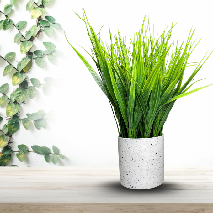 Garden Gyani Artificial Rubber Plant – Small Faux Potted Plant for Tabletop, Home, Bathroom & Office Décor | Indoor Decorative Greenery