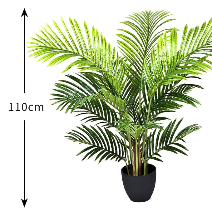 Garden Gyani 110cm Artificial Traveller Palm – Faux Indoor Plant Without Pot for Home, Office & Event Décor