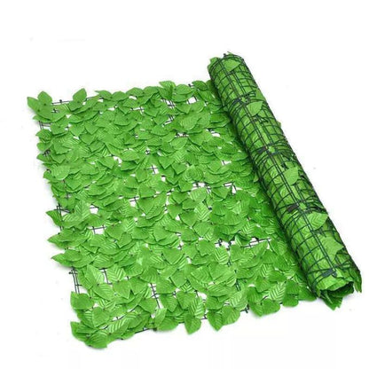 Garden Gyani Artificial Ivy Leaf Mat – 1m x 3m Faux Green Privacy Fence Panel for Wall, Balcony, Vertical Garden & Backdrop Decoration
