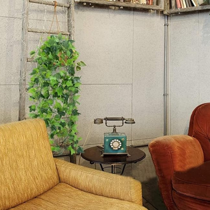 Artificial Ivy Hanging Creeper Vine – Decorative Faux Trailing Ivy Plant (Pot Not Included)