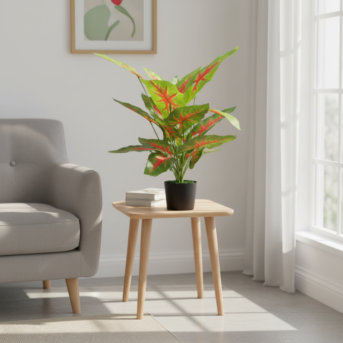 Garden Gyani Aglonema X18 – 65 cm Tall Artificial Plant | Lifelike Faux Indoor & Outdoor Décor