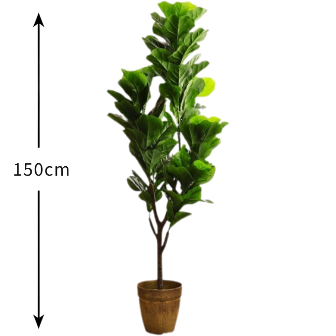 Garden Gyani Olive Plant – 150 cm Tall Artificial Plant | Lifelike Faux Indoor & Outdoor Décor Without Pot