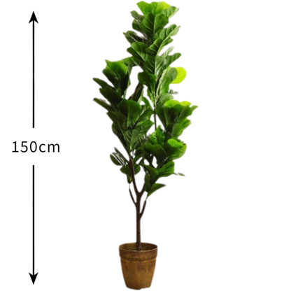 Garden Gyani Olive Plant – 150 cm Tall Artificial Plant | Lifelike Faux Indoor & Outdoor Décor Without Pot