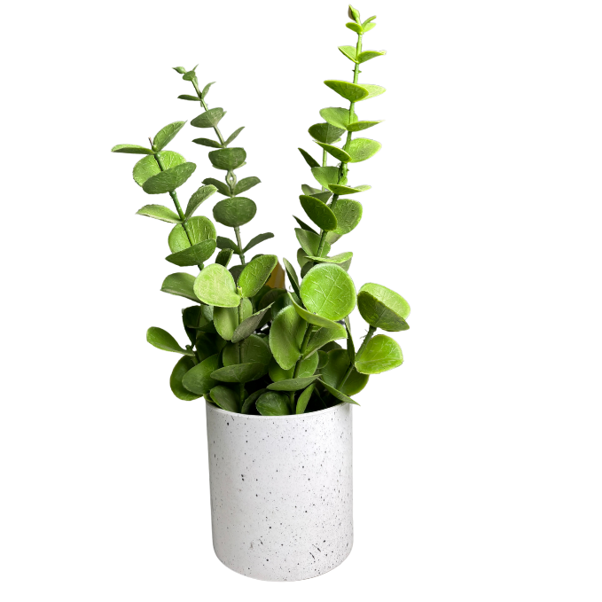 Garden Gyani Artificial Rubber Plant – Small Faux Potted Plant for Tabletop, Home, Bathroom & Office Décor | Indoor Decorative Greenery