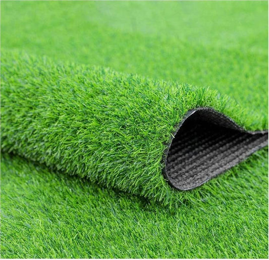 Garden Gyani Artificial Grass Mat 50mm – 6.6ft x 8ft Faux Lawn Carpet for Balcony & Garden