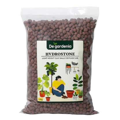 Garden Gyani LECA Balls 1.8kg / 7L – Clay Balls for Plants, Hydroponics & Soilless Gardening (Size: 8-15mm)