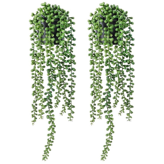 Garden Gyani Artificial Vines | Faux Greenery Garland with Willow Leaves | Hanging Ivy Trailing Plant for Home, Office & Holiday Decoration