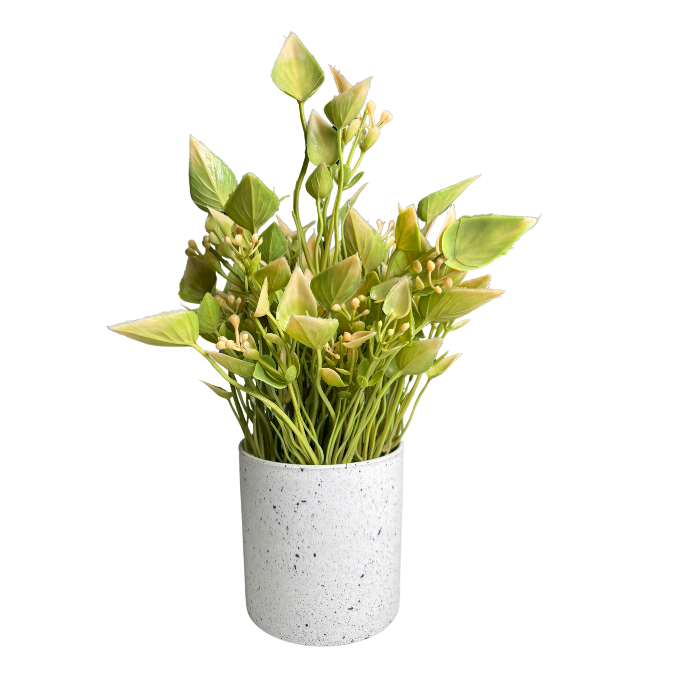 Garden Gyani Artificial Rubber Plant – Small Faux Potted Plant for Tabletop, Home, Bathroom & Office Décor | Indoor Decorative Greenery