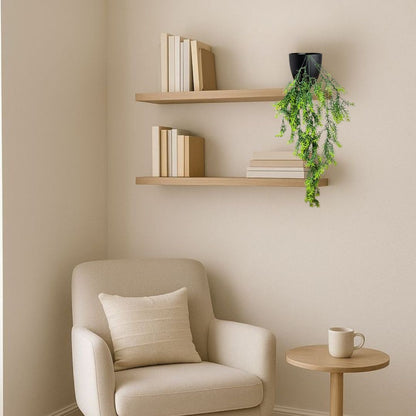 Garden Gyani Artificial Hanging Plant with Basket – Realistic Green Leaves & Creepers for Home, Living Room & Wall Decoration